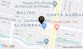 Mapa de Club Simca Colombia en Bogotá D.C