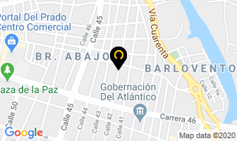 Mapa de C.m.i. E.u. en Barranquilla