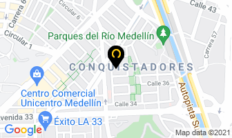 Mapa de C.m.m. Servicios Integrales Ltda. en Medellín