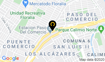 Mapa de Cnc-metalmecánica Ltda. en Cali
