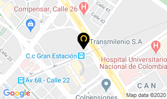 Mapa de Coa - Consultorio Optométrico Asociado en Bogotá D.C