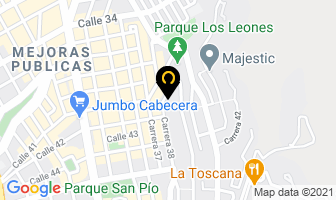 Mapa de Coasic en Bucaramanga