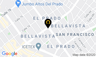 Mapa de Coasmedas Ltda. en Barranquilla