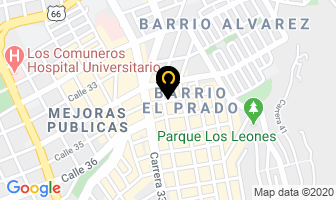 Mapa de Coavin Cta en Bucaramanga