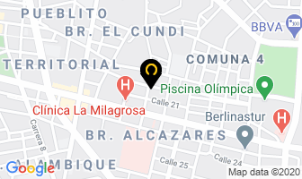 Mapa de Cobasec Ltda. en Santa Marta
