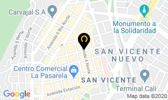 Mapa de Cobranzas Juridicas Jq Ltda en Cali