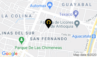 Mapa de Cobre Y Vidrio Ltda. en Medellín