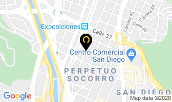 Mapa de Cocinas Del Norte en Medellín