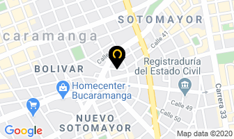 Mapa de Cocinas Integrales Adi en Bucaramanga