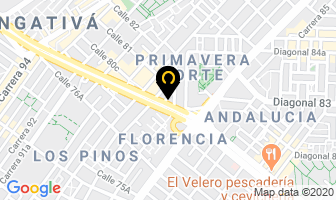 Mapa de Cocinas Integrales Equis en Bogotá D.C