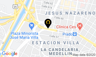 Mapa de Cocinas Integrales Gc en Medellín