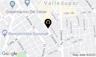 Mapa de Cocinas Integrales Gran Colombia en Valledupar