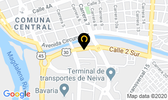Mapa de Cocinas Integrales Inmetal en Neiva