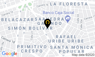 Mapa de Cocinas Integrales Siglo Xxi en Cali