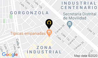Mapa de Cocinas Mgc &cia Ltda en Bogotá D.C