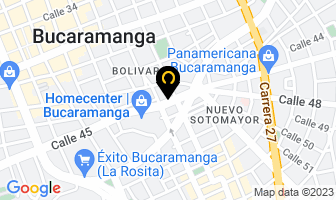 Mapa de Cocinas Rayder en Bucaramanga