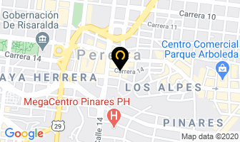 Mapa de Cocinas San José en Pereira
