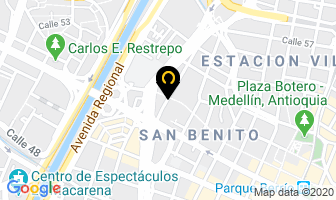 Mapa de Cocinas Y Ceramicas en Medellín