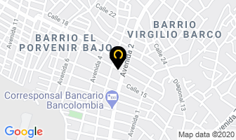 Mapa de Cocinas Y Muebles Jam en Cúcuta