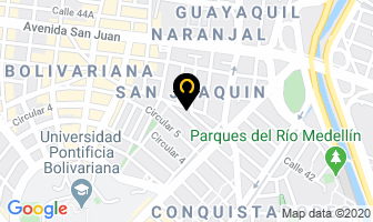 Mapa de Cocine Con Edith en Medellín