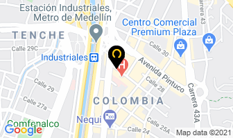 Mapa de Coco Biche Jugo Y Fruta en Medellín