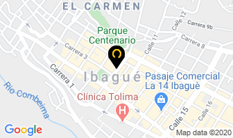 Mapa de Codetol en Ibagué