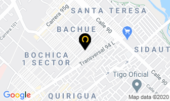 Mapa de Codipackfilling E.u. en Bogotá D.C