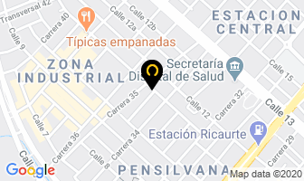 Mapa de Codipapel en Bogotá D.C