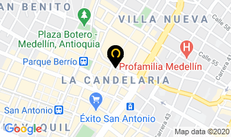Mapa de Codiseños Rionegro en Medellín
