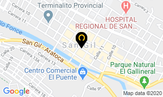 Mapa de Coescoop en San Gil