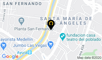 Mapa de Cofacarga S.a. en Medellín