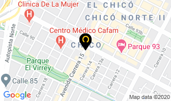 Mapa de Coface Services Colombia S.a. en Bogotá D.C