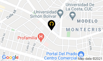 Mapa de Cofecciones Global en Barranquilla