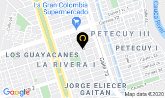 Mapa de Cofecciones Hardi en Cali
