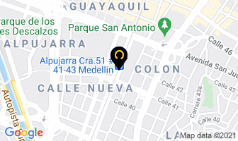 Mapa de Coffe Arabica en Medellín