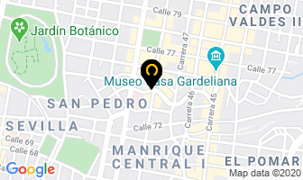 Mapa de Coffee Internacional S.a.s. en Medellín