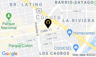 Mapa de Coffee Waikiry en Cúcuta