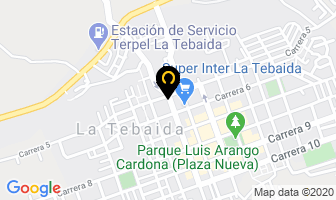 Mapa de Cofincafe en La Tebaida