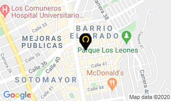Mapa de Coinobras Ltda en Bucaramanga