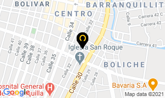 Mapa de Coinprocalz en Barranquilla
