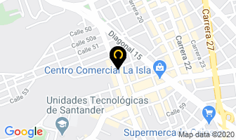 Mapa de Coinsan en Bucaramanga