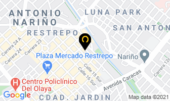 Mapa de Colbramaq en Bogotá D.C