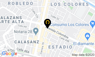 Mapa de Colcajasfuertes & Llaves en Medellín