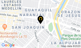 Mapa de Colchoneria Graciano en Medellín