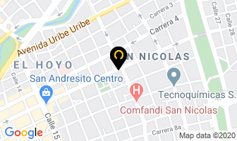 Mapa de Colchonería San Nicolas en Cali