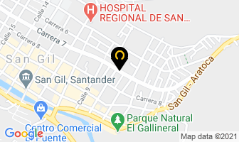 Mapa de Colchones Amore en San Gil