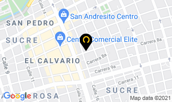 Mapa de Colchones Andres Hernandez en Cali