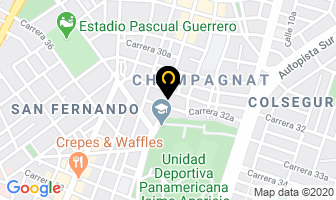 Mapa de Colchones Andretty en Cali