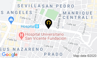 Mapa de Colchones Big Ben en Medellín