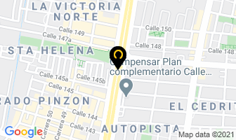 Mapa de Colchones Braun en Bogotá D.C